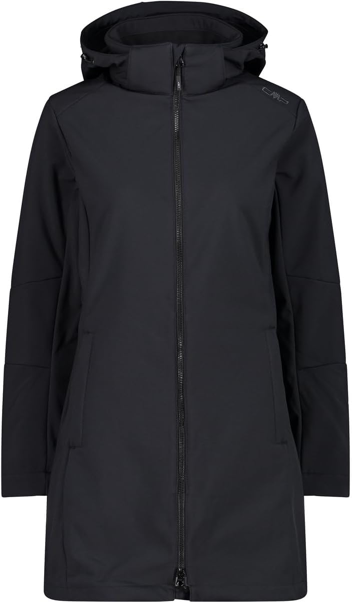 CMP Damen Softshell Mantel D50 Schwarz, D50 Schwarz