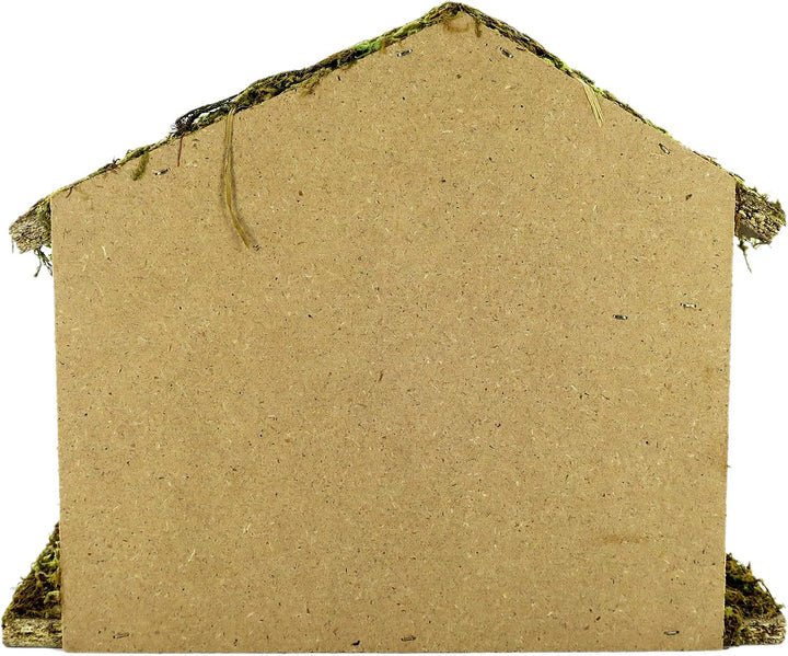 BERTONI Mooshütte aus Holz, Kork, mit Leiter, Mehrfarbig, Einheitsgrösse