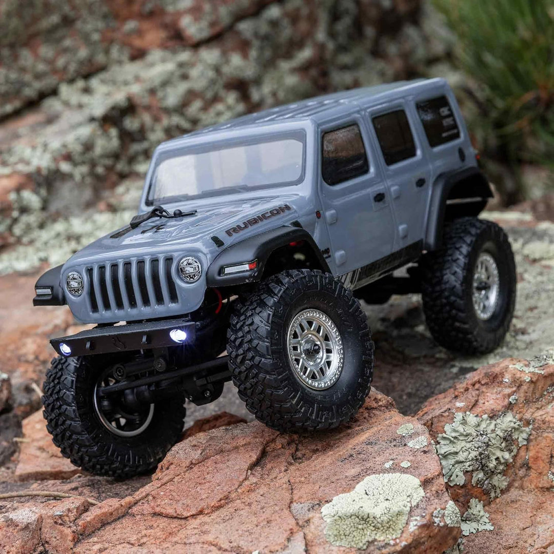 Axial RC Crawler SCX24 Jeep Wrangler 1/24 Scale 4WD RTR Grau