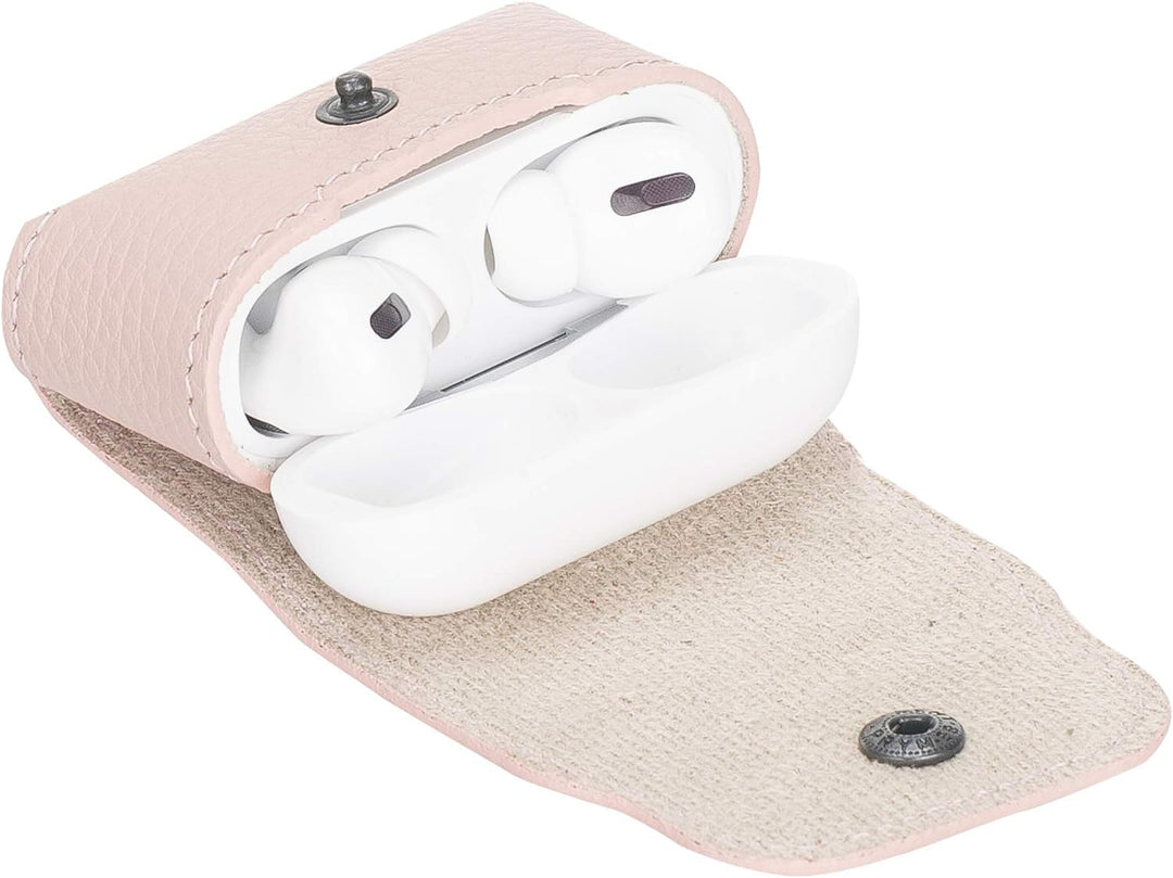 Solo Pelle Ledercase für AirPods Pro – komplett umhüllendes, handgefertigtes Case aus echtem Leder k