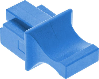 InLine 59942D 100er Pack Staubschutz, für RJ45 Buchse, blau