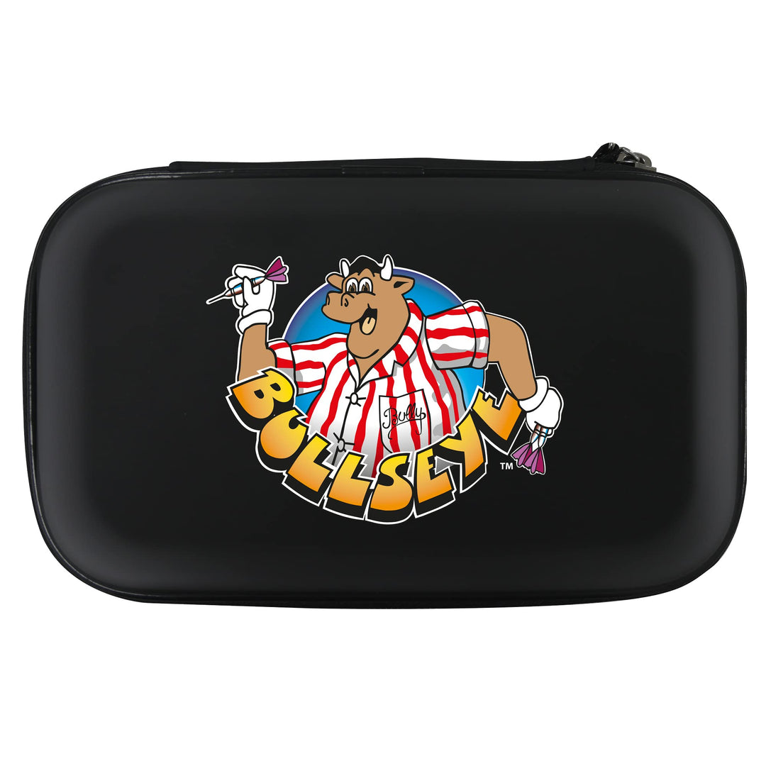 Darts Corner Dartkoffer | EVA-Dart-Etui für 2 Sets von Stahl & Soft Tip Darts | 6 montierte Pfeile &