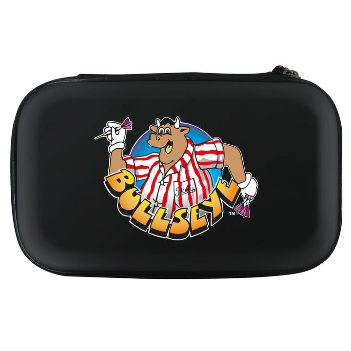 Darts Corner Dartkoffer | EVA-Dart-Etui für 2 Sets von Stahl & Soft Tip Darts | 6 montierte Pfeile &