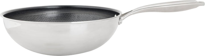 Cosy & Trendy Hexapro Wok aus antihaftbeschichtetem Edelstahl, Durchmesser 28 x Höhe 9 cm, alle Bren
