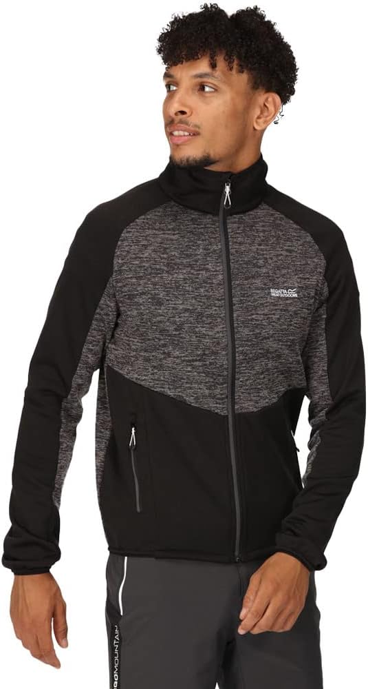 Regatta Coladane V Strickfleecejacke Herren Schwarz M, Schwarz M