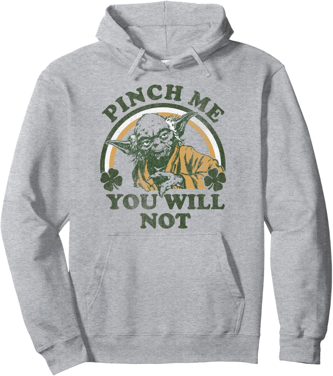 Star Wars Yoda Pinch Me You Will Not Pullover Hoodie