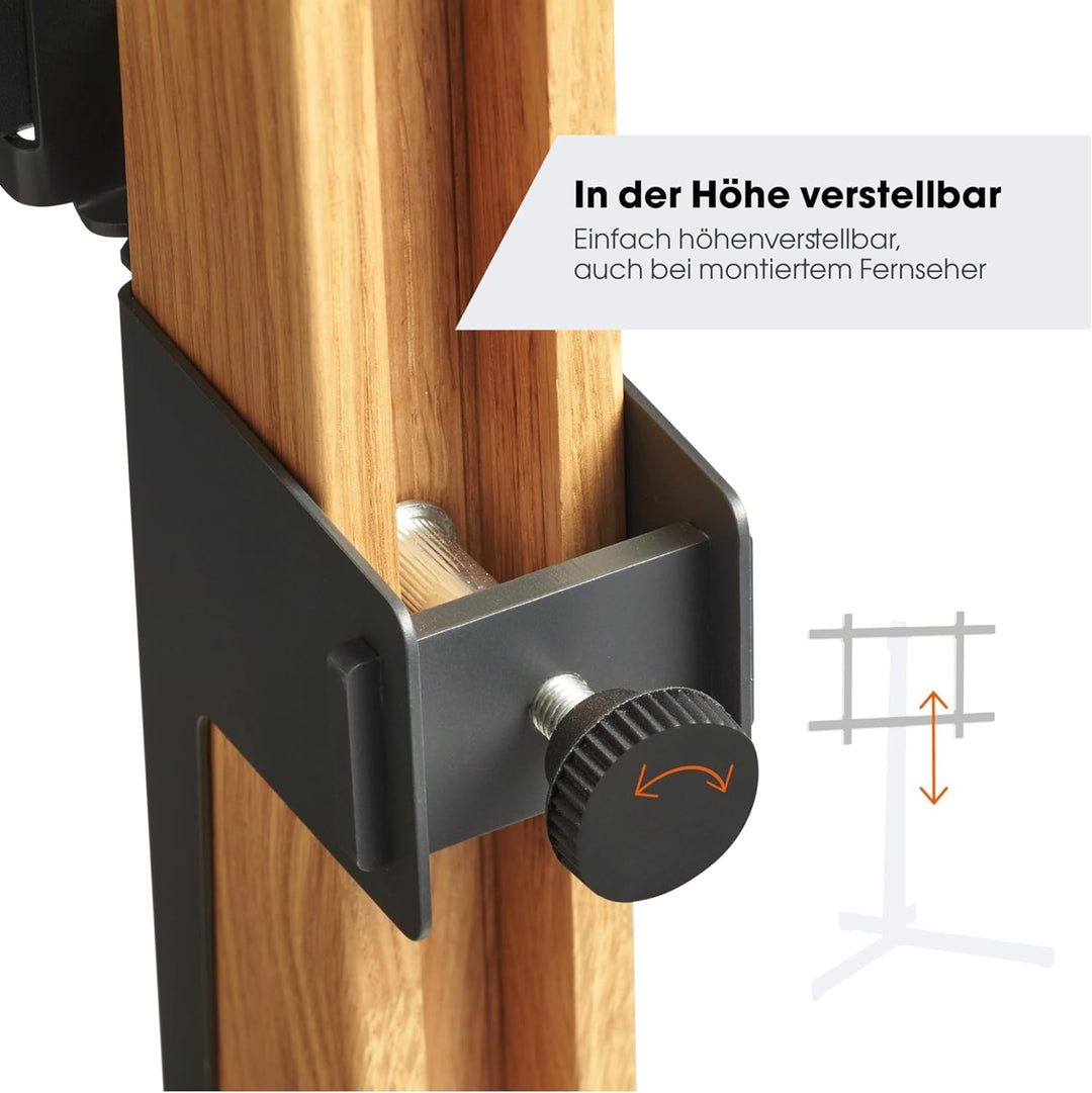 Vogels TV-Ständer für 40-77 Zoll Fernseher, Max. 50 kg, Schwenkbar bis zu 90Degree , Max. VESA 600x4
