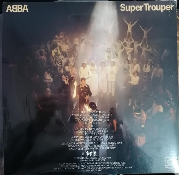 Super Trouper Picture Disc Pressing, Vinyl