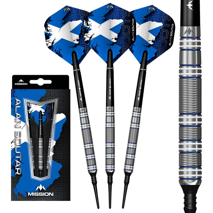 Mission Alan Soutar Blue & White 90% Softdarts 22 Gramm