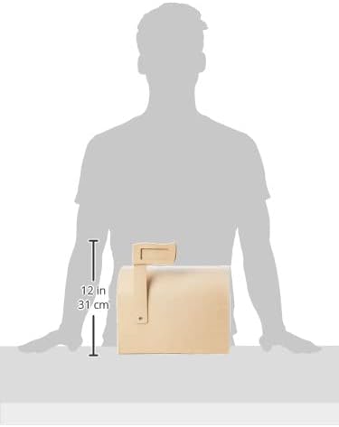 Décopatch EV001O Briefkasten (aus Pappmaché zum Verzieren und Personalisieren, 29 x 19 x 23 cm) 1 St