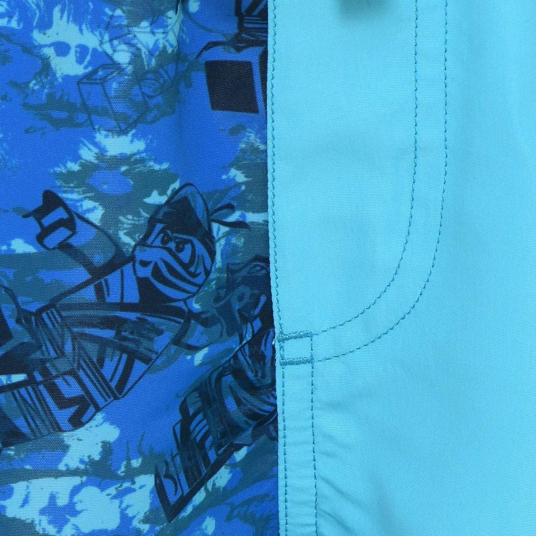 LEGO Jungen Ninjago Badeshort UPF 40+ Sonnenschutz Lwalex 304 Boardshorts, 593 Bright Blue, 134 EU