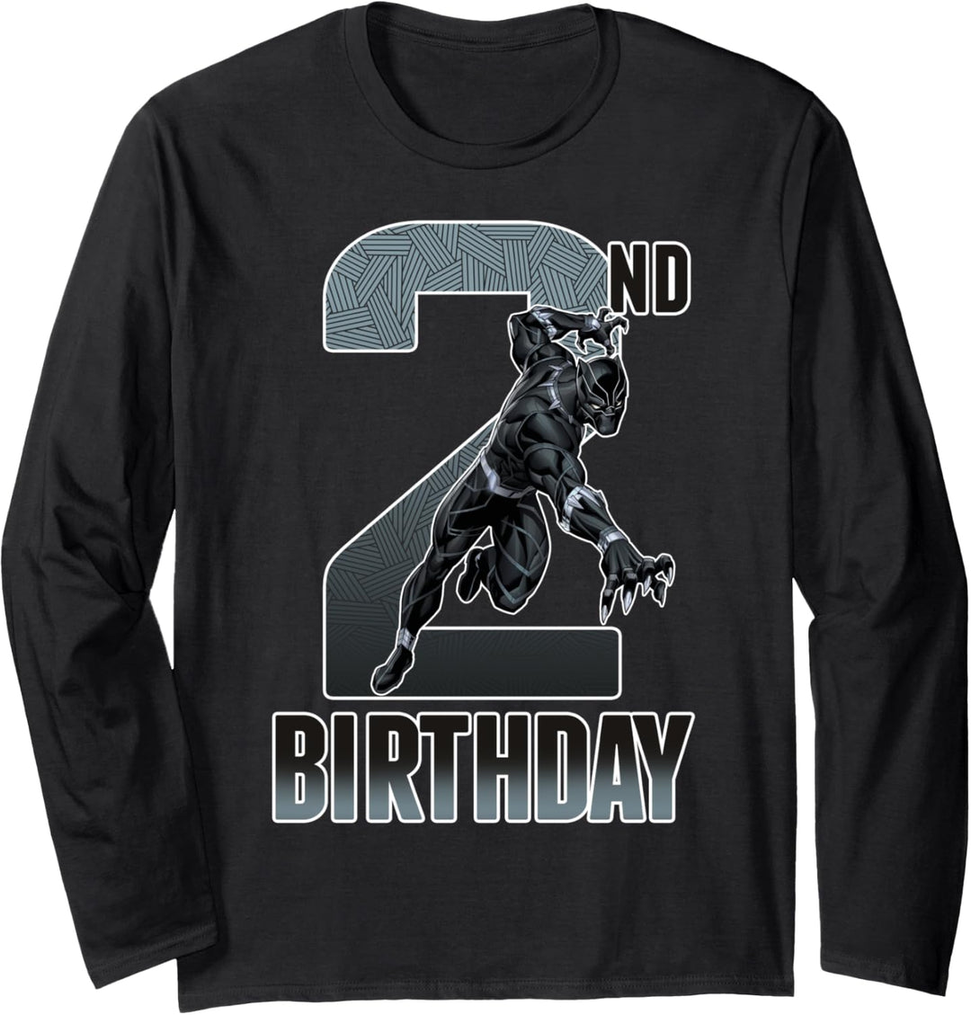Marvel Black Panther 2nd Birthday Langarmshirt