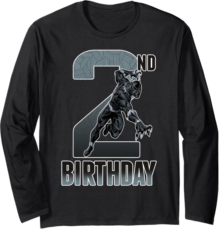 Marvel Black Panther 2nd Birthday Langarmshirt
