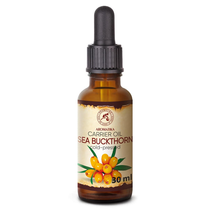 Sanddornöl 30ml - Hippophae Rhamnoides - Kaltgepresst - Sanddorn Öl - Sea Buckthorn Oil - Rein &amp; Nat