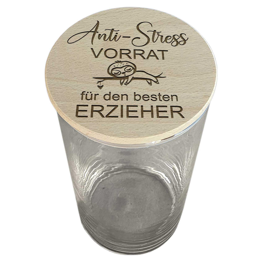 Dankeschön Geschenke XL Glasbehälter zum Befüllen lustige Anti Stress Geschenk Idee Danke Kleinigkei