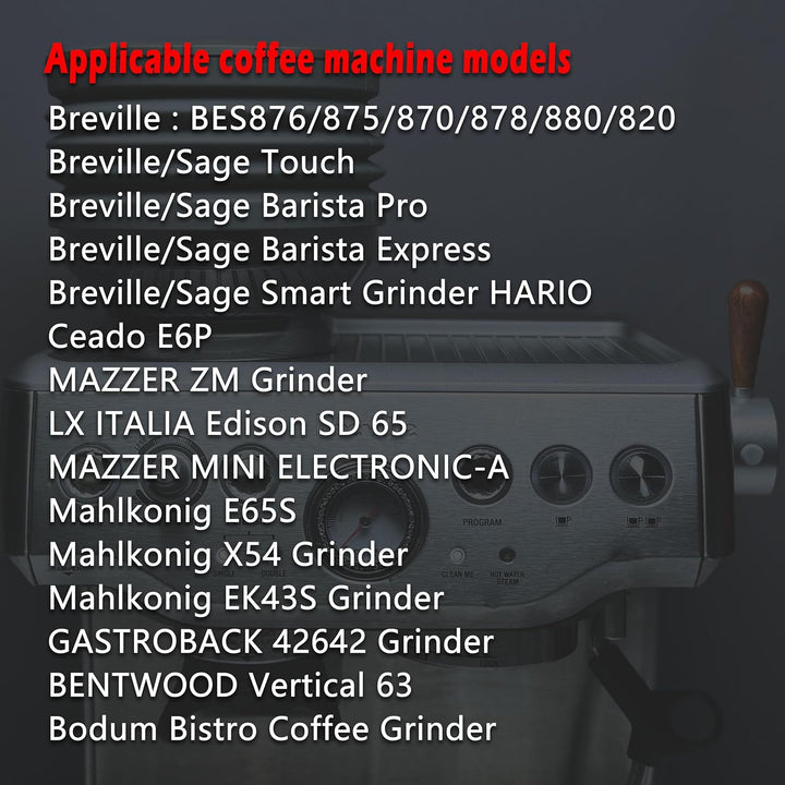 NEOUZA Espresso Silikon Einzeldosis Trichter kompatibel für Breville Sage Barista Express, Blasebalg