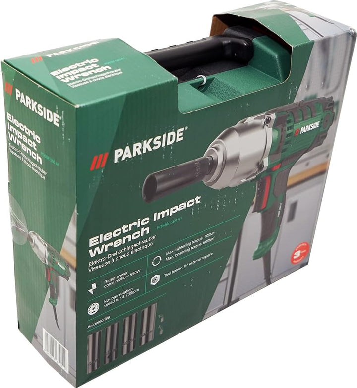 HEADNMORE® Bundle - PARKSIDE® 1/2" Elektro Schlagschrauber PDSSE 550 +Schlüsselanhänger