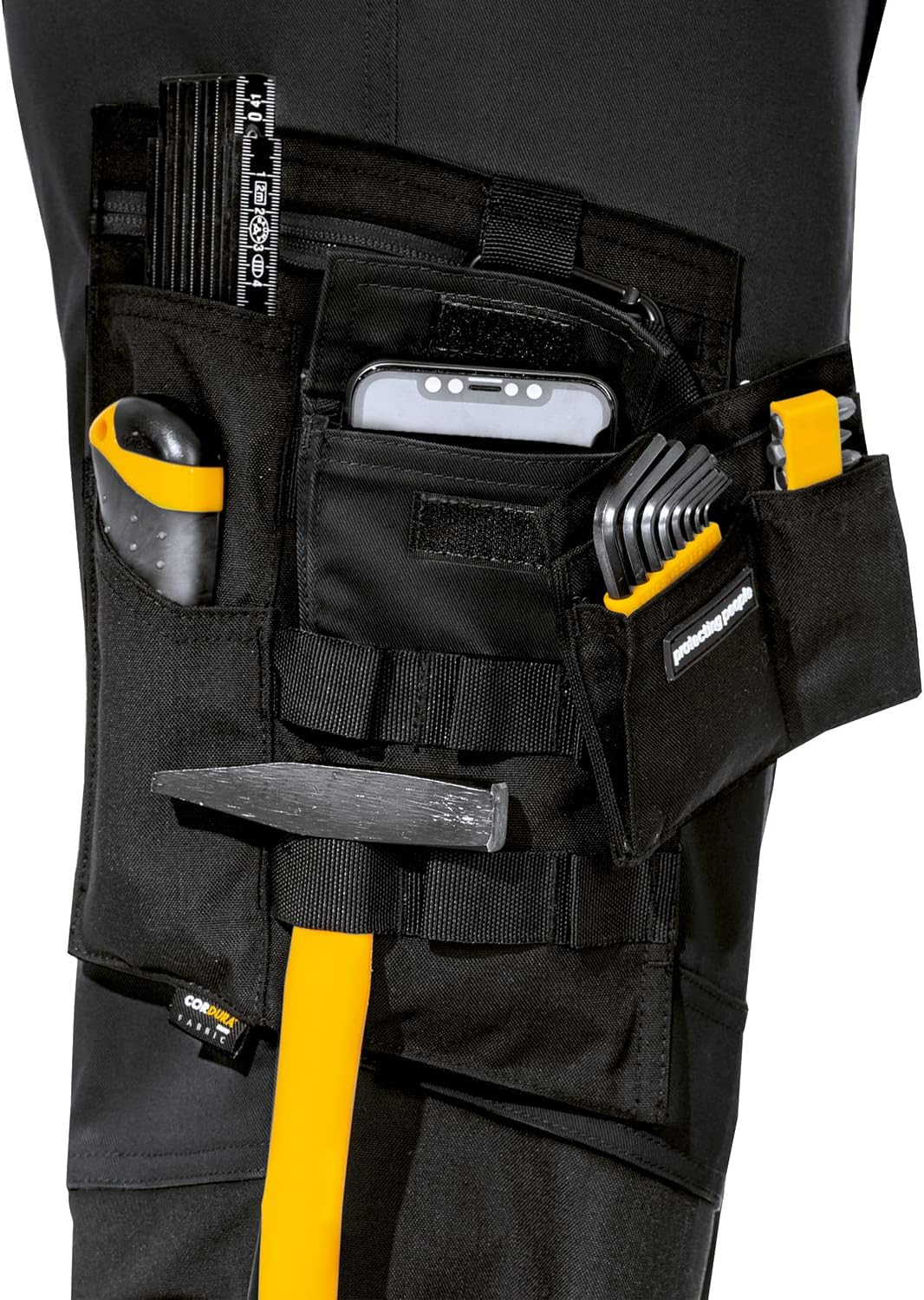 Uvex Echor Bundhose - Herren Arbeitshose mit Stretch-Bund - Cargohose - flexibel & robust 44 Slim Sc
