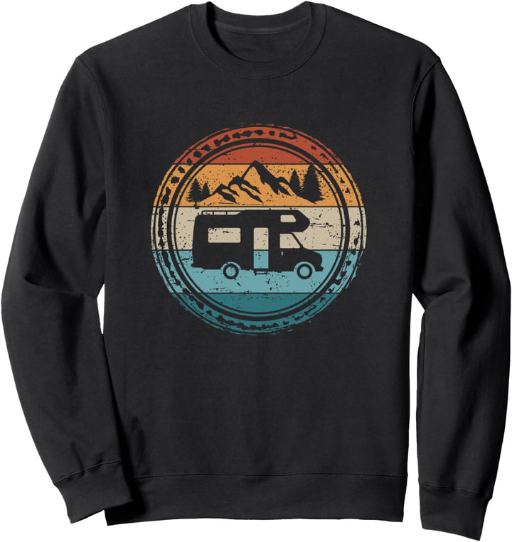 Retro Camping Wohnmobil Sweatshirt