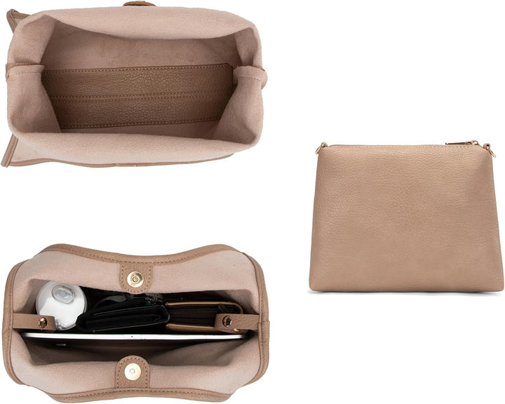 Montana West Slouchy Hobo Bags for Women Soft Designer Shoulder Purses Ladies Top Handle Handbag 1 X