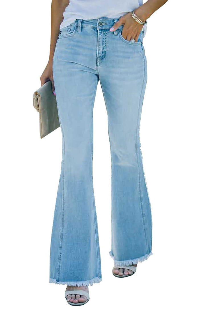 Necooer Skinny Jeans Für Damen Boyfriend-Jeans Mit Hoher Taille Und Lockerer Passform XL D-hellblau,