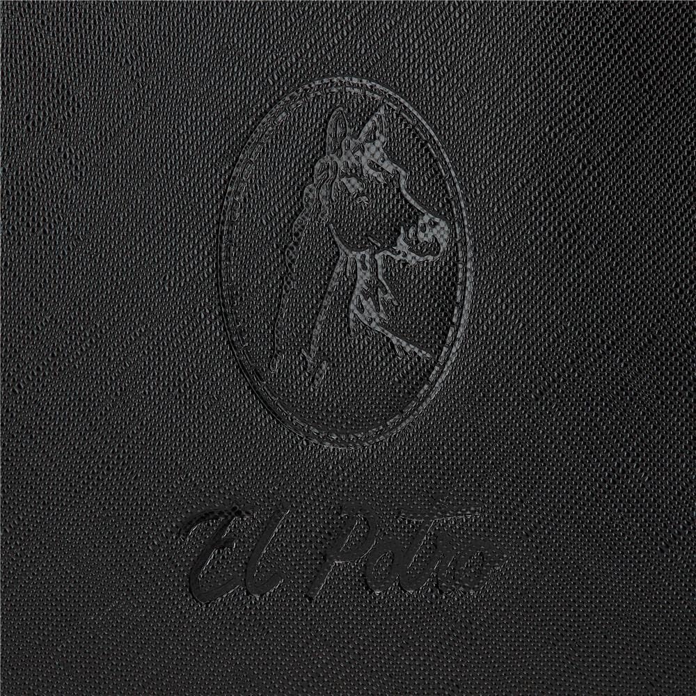 joumma bags,s.l. El Potra Wolle, lässig, schwarz, 22 x 25 x 10 cm, Polyester und PU, Schwarz, Lässig
