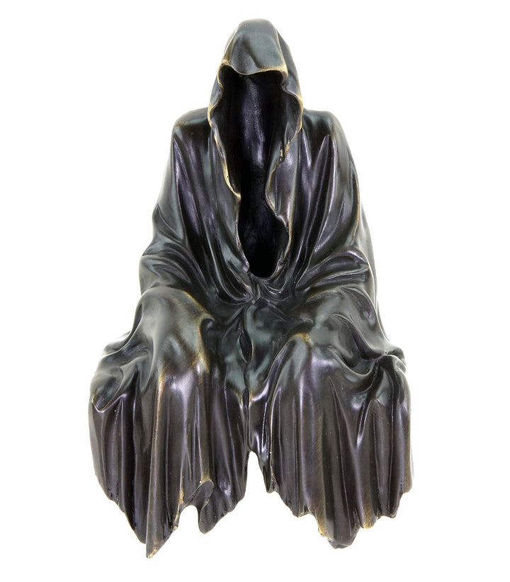 Kunst & Ambiente - Limitierter Kantensitzer - Geist - schwarz - Bronzeskulptur - signiert Martin Kle