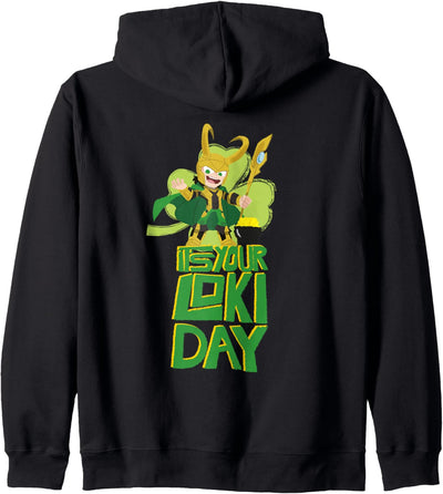 Marvel Loki St. Patrick's Day Loki Day Kapuzenjacke