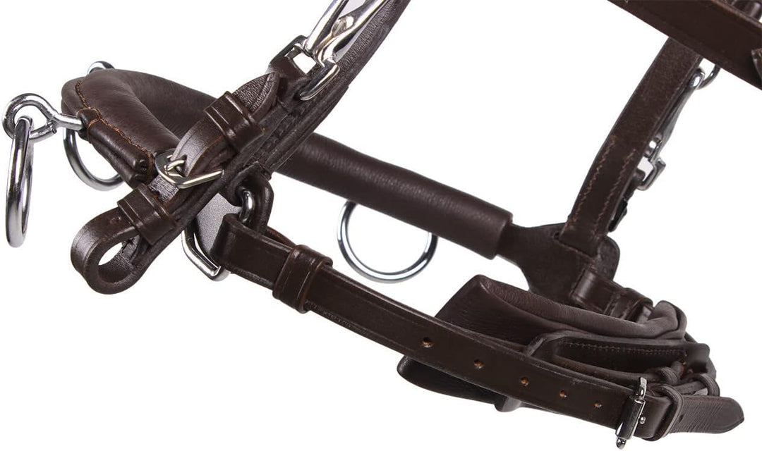 QHP Kappzaum Leder Pony, Pony