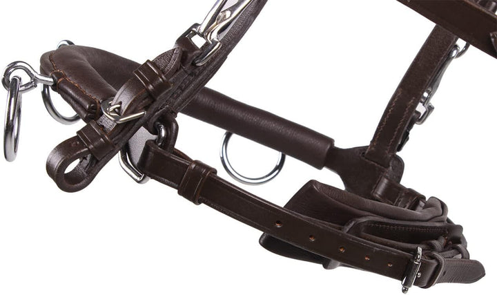 QHP Kappzaum Leder Pony, Pony