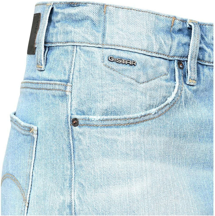 G-Star RAW Damen Janeh Ultra High Wasit Mom Ankle Straight Jeans 28W / 30L Blau (Vintage Glacial Blu