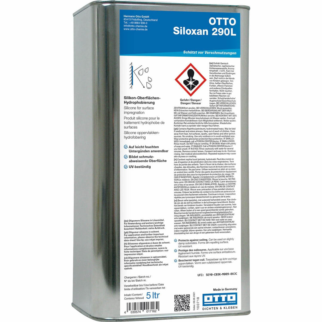 OTTO Siloxan 290L Silikon-Oberflächen-Hydrophobierung 5 Liter Blech Kanister
