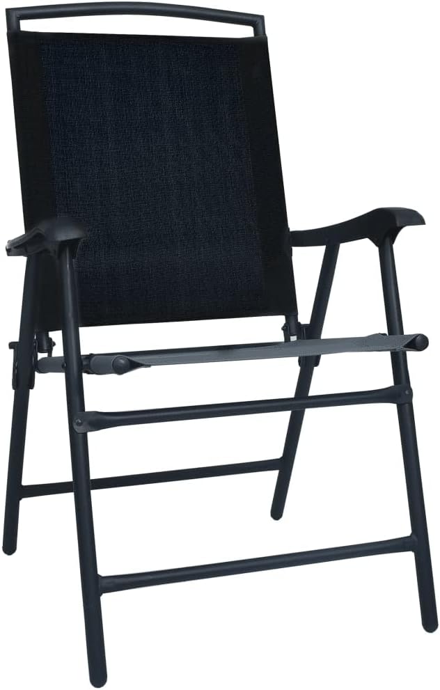 vidaXL 2X Gartenstuhl Klappbar Klappstuhl Campingstuhl Hochlehner Stuhl Stühle Essstuhl Terrassenstu