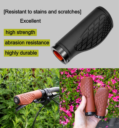 GORIX Bike Ergo Grips Bar End Cycle Lock On Lenker Mountainbike MTB [95mmｘ95mm・128mmｘ95mm] (GX-AGOO)