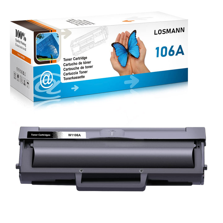 LOSMANN 106A Tonerkartuschen Kompatibel für HP 106A W1106A für HP Laser 107a 107r 107w MFP 135a 135r