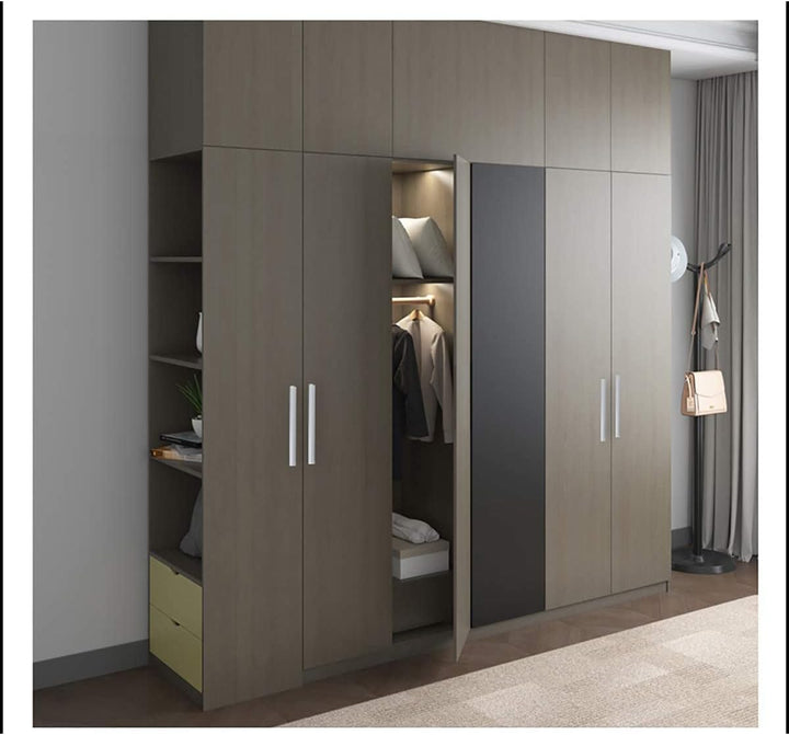 Qrity 10-Pack moderne Aluminiumlegierung Schrank Schrank Türgriff Möbel Schublade zieht Knöpfe, Loch