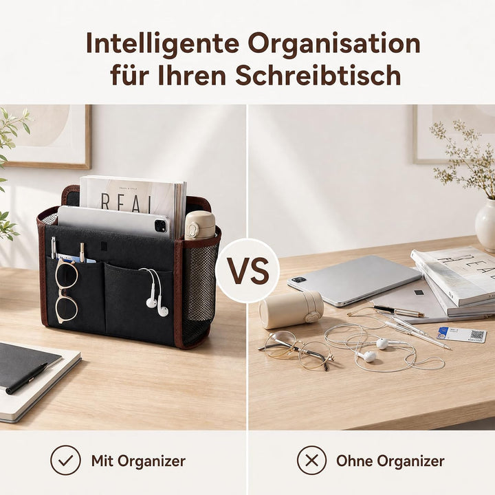 ZYNERY 2 Stück Wohnwagentür Organizer, Hängeorganizer mit Haken, Organizer Wohnmobil Selbstklebend,