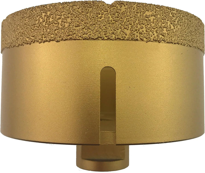 PRODIAMANT Profi Fliesenbohrer Fliese 120 mm x M14 Diamantbohrer Winkelschleifer für trockenbohren i