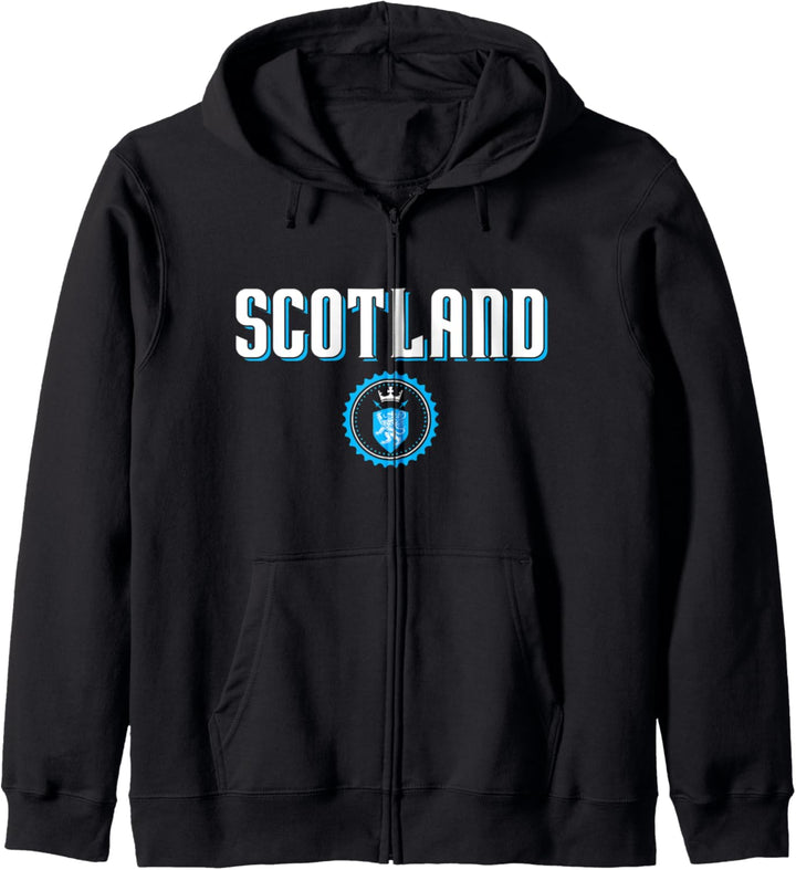 Scotland Crest Gifts: Scottish Rampant Lion Kapuzenjacke