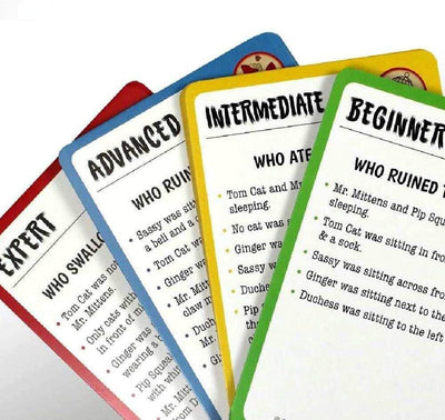 Thinkfun Cat Crimes Who's to Blame Logic Challenge-Spiel für Kinder ab 8 Jahren – Gehirnaufgabe Katz