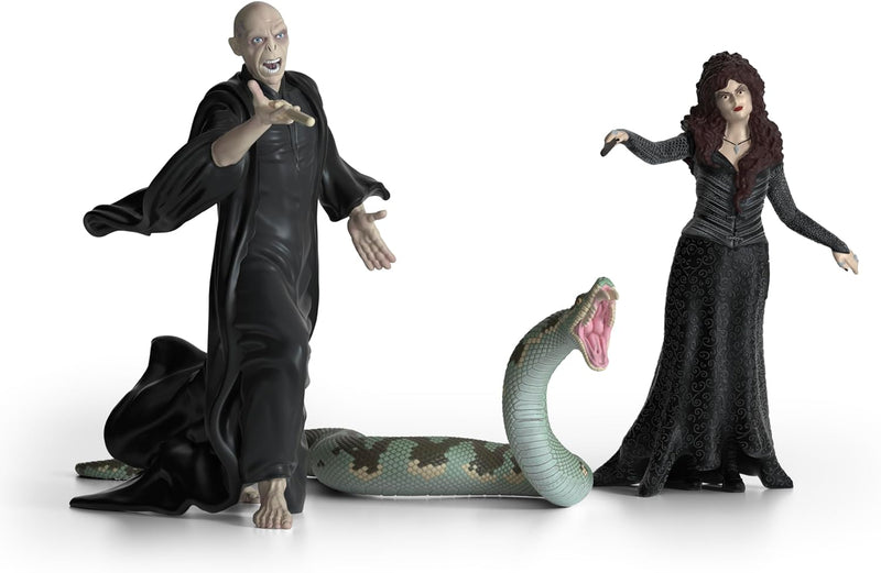 schleich 42684 Lord Voldemort, Nagini & Bellatrix Lestrange, ab 6 Jahren, HARRY POTTER - Spielfigur,