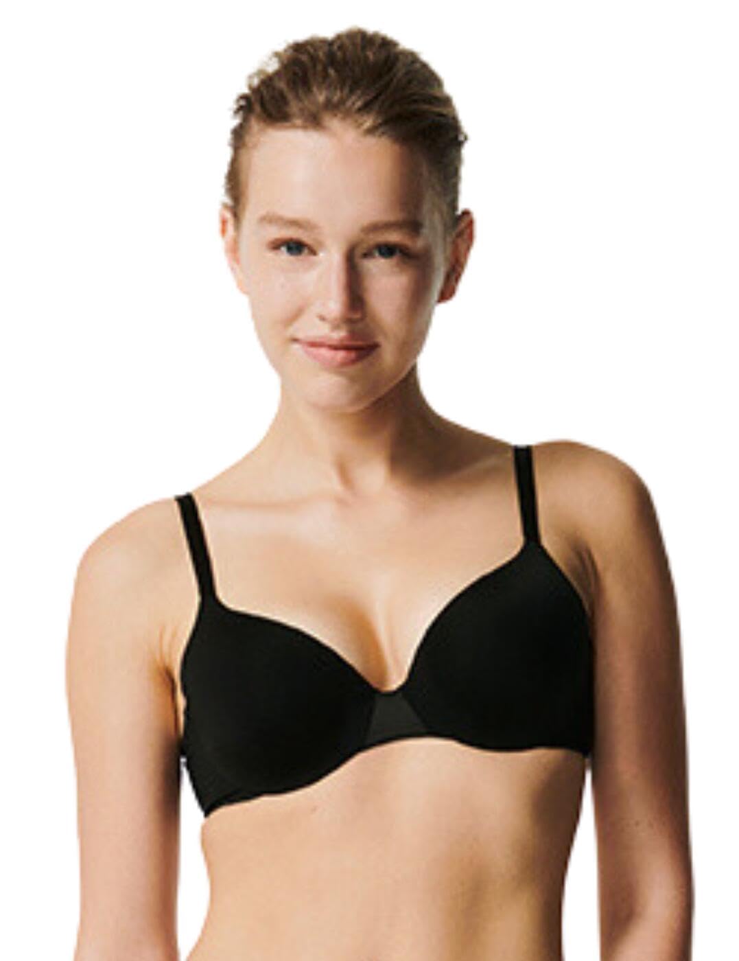 Chantelle ESSENTIALL LI BH SCH. MIT BUEG. EXTRA Push-UP BEIGE Dore 75A Schwarz, 75A Schwarz
