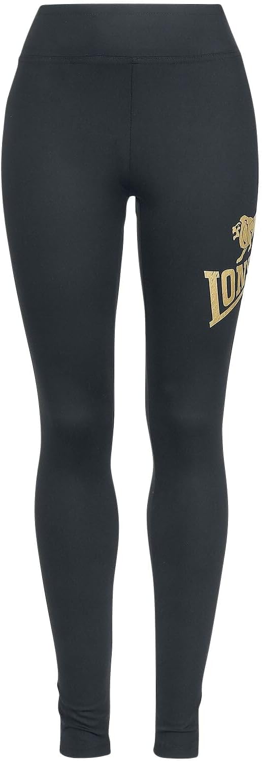 Lonsdale Damen Aglish Leggings XXL Slim Schwarz, XXL Slim Schwarz