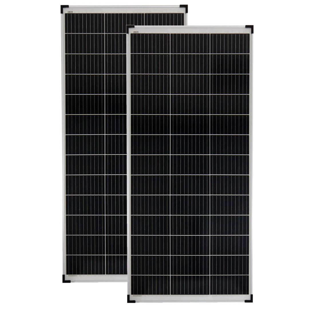 solartronics Solarmodule 2 Stück 165 Watt Mono Solarpanel Solarzelle 1480x680x35 92442
