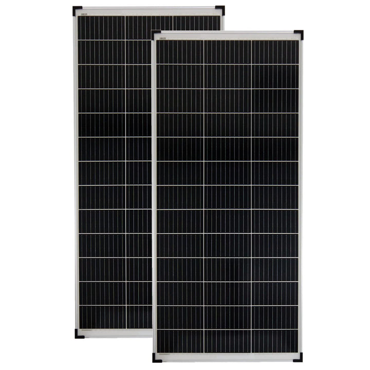 solartronics Solarmodule 2 Stück 165 Watt Mono Solarpanel Solarzelle 1480x680x35 92442