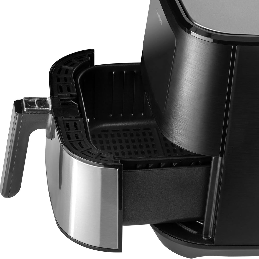 KLAMER Heissluftfritteuse XL 5,5l, Multifunktionale Heissluftfritteuse, ölfreie Fritteuse, 1700W Air