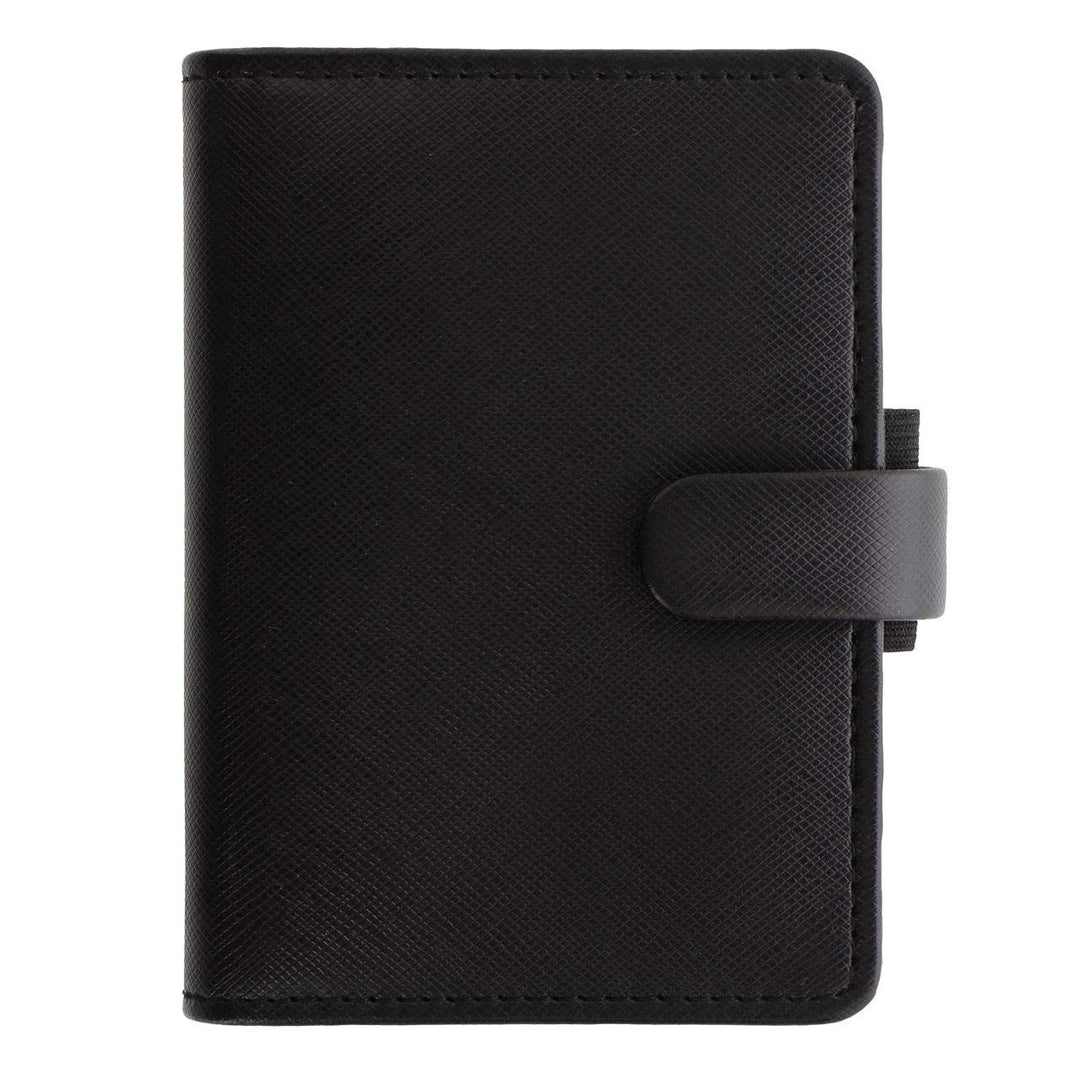 Filofax Organizer Mini Saffiano Black Schwarz, Schwarz