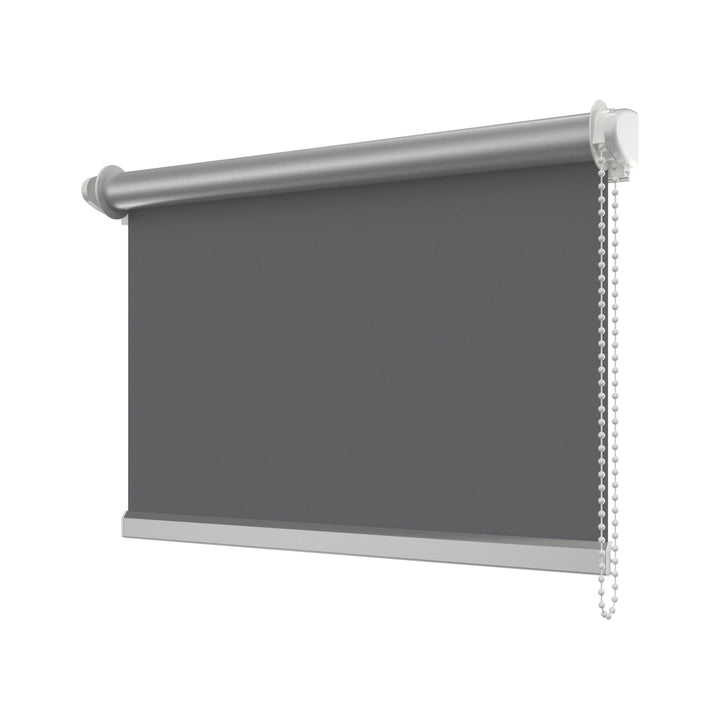 Interdeco Verdunkelungsrollo/Thermo Rollo, Taubenblau/Blau-Grau BxH 41,5 x 175 cm, Klemmfix Rollos o