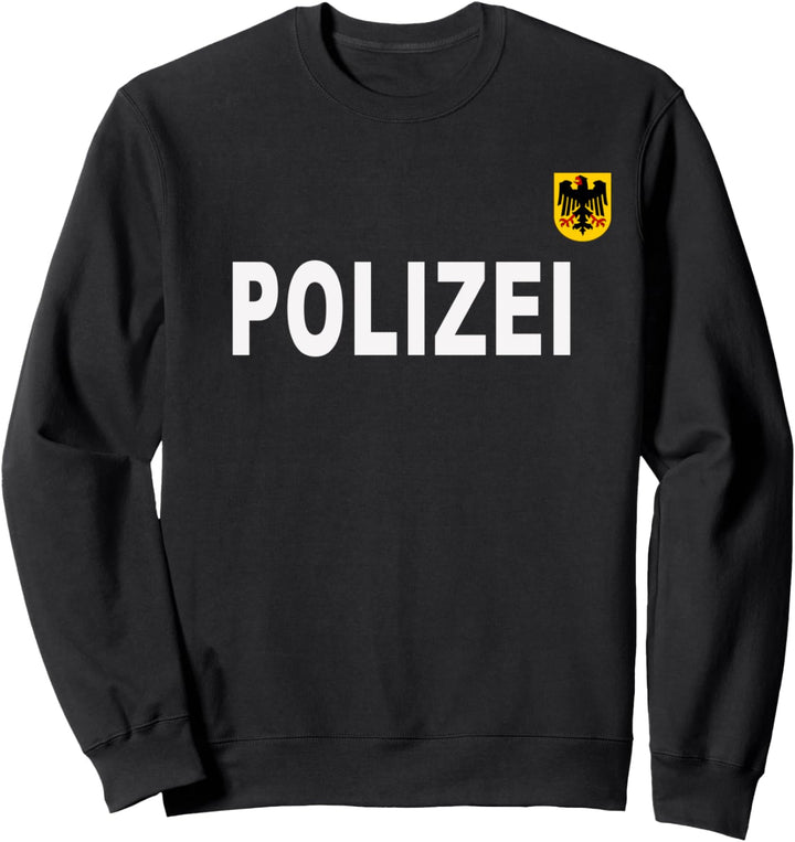 Deutsche Polizei Uniform Polizist Kostüm Herren Damen Kinder Sweatshirt