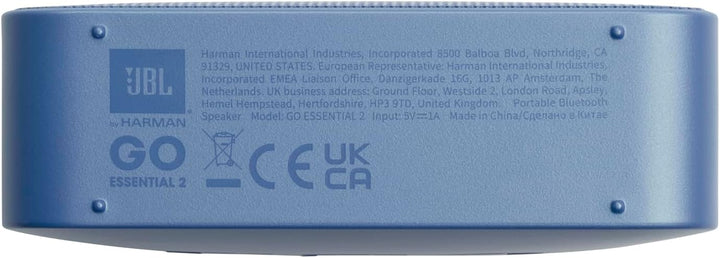 JBL GO Essential 2, tragbarer Bluetooth-Lautsprecher mit Original Pro Sound, bis zu 5 Stunden Akkula